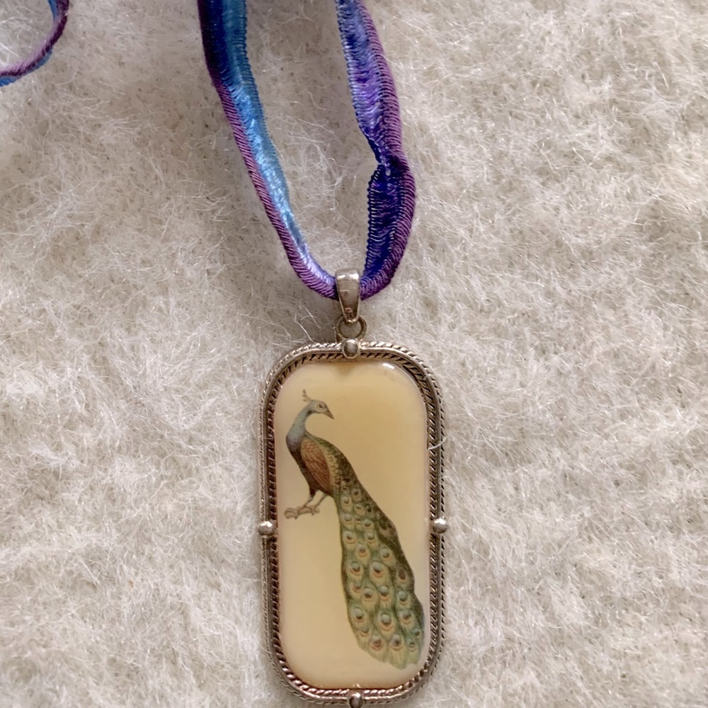 Peacock pendant